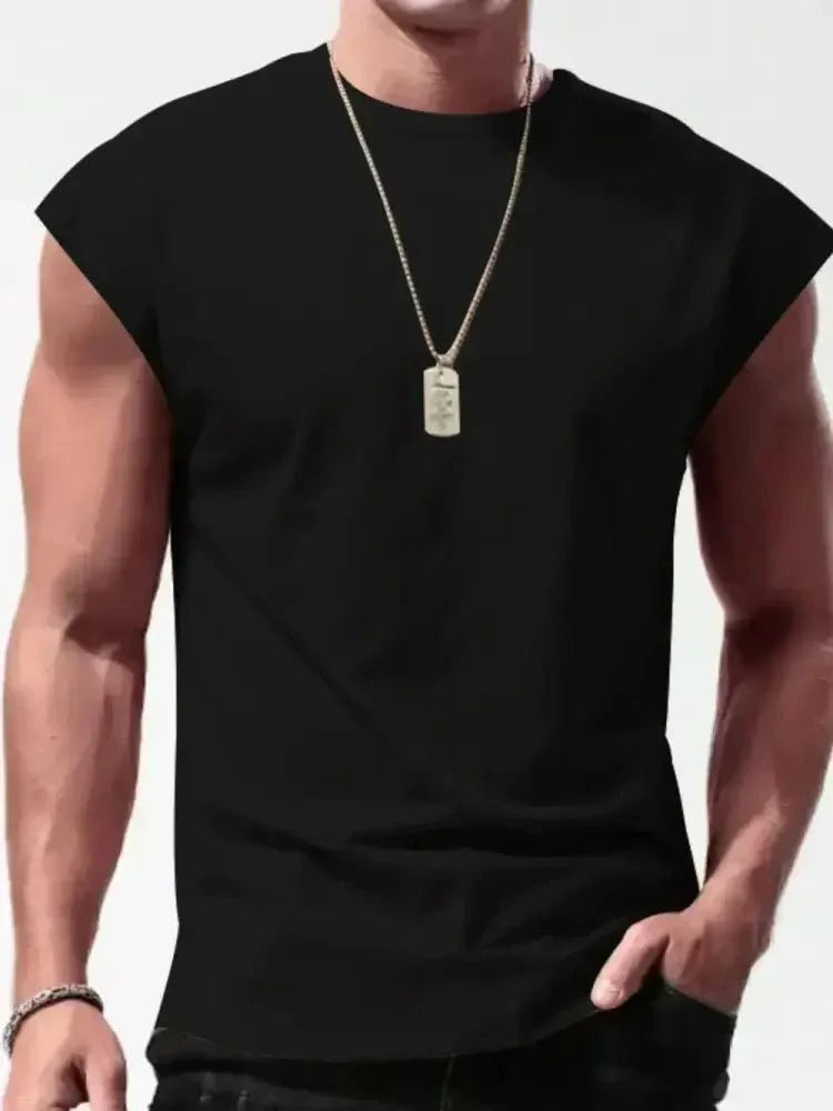Men's Full Size Round Neck Cap Sleeve Tank Plus Size - Update AvenueTrendsi100400483376281100400483376281932d86eb - 0e3b - 45f1 - af78 - 40409d3ca0e0 - MaxBlack