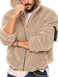 Men's Full Size Sherpa Fleece Hooded Zip - Up Jacket Plus Size - Update AvenueMen's OuterwearTrendsi100400393975011100400393975011Men's Full Size Sherpa Fleece Hooded Zip - Up Jacket Plus SizeKhaki