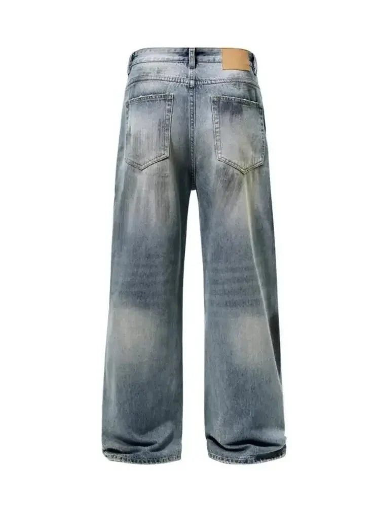 Men's Full Size Wash Wide Leg Jeans Plus Size - Update AvenueTrendsi100400156595694100400156595694Men's Full Size Wash Wide Leg Jeans Plus SizeVintage Blue