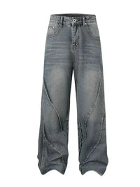 Men's Full Size Wide Leg Jeans Plus Size