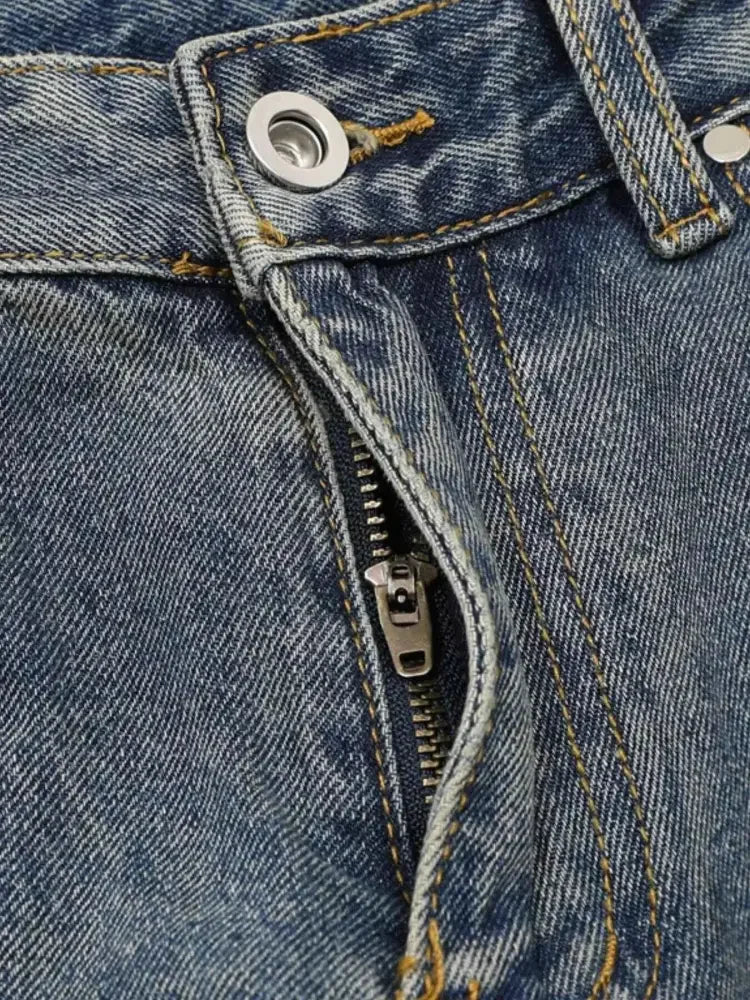 Men's Full Size Wide Leg Jeans Plus Size