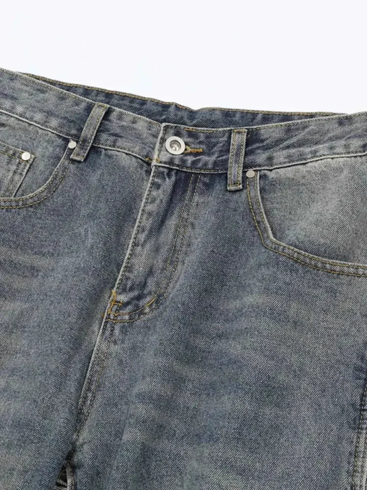 Men's Full Size Wide Leg Jeans Plus Size