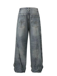 Men's Full Size Wide Leg Jeans Plus Size
