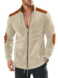Men's Full Size Zip Up Long Sleeve Jacket Plus Size