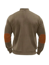 Men's Full Size Zip Up Long Sleeve Jacket Plus Size