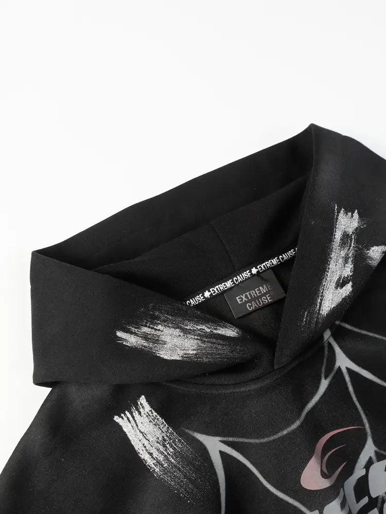 Men's Gothic Spider Web Graffiti Print Hoodie - Update AvenueHalloweenTrendsi100400271706494100400271706494f0e94609725746e798ad3630b5f84804 - Max - OriginGray