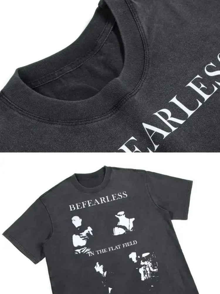 Men's Graphic Round Neck Short Sleeve T-Shirt