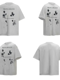 Men's Graphic Round Neck Short Sleeve T-Shirt