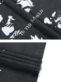Men's Graphic Round Neck Short Sleeve T-Shirt