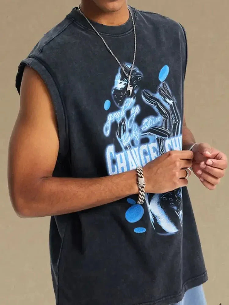 Men's Graphic Round Neck Tank - Update AvenueTrendsi10040096014430910040096014430928498530 - b8fc - 4651 - 8ac8 - b66930f1eb05 - Max - OriginBlack