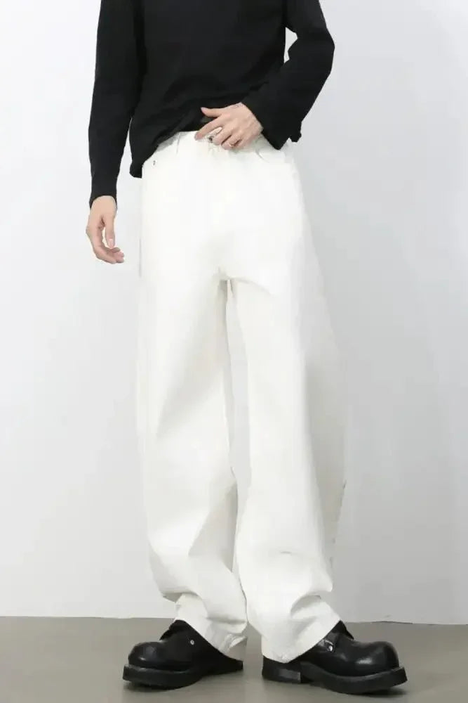 Men's High Rise Wide Leg Jeans - Update AvenueTrendsi100400737721289100400737721289Men's High Rise Wide Leg JeansIvory