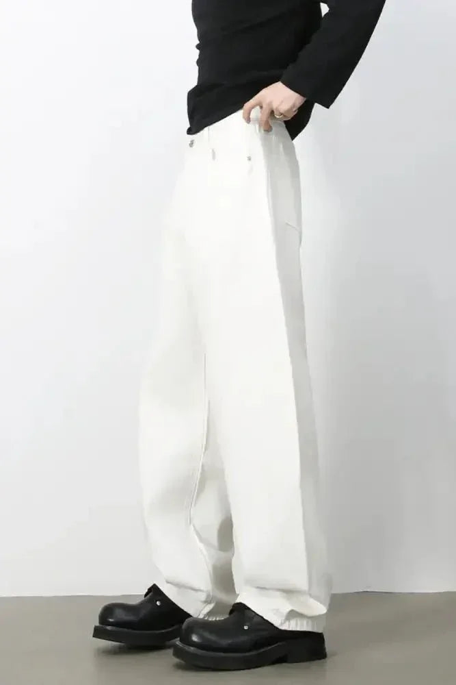 Men's High Rise Wide Leg Jeans - Update AvenueTrendsi100400737721289100400737721289Men's High Rise Wide Leg JeansIvory