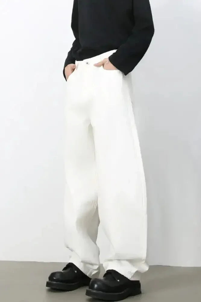 Men's High Rise Wide Leg Jeans - Update AvenueTrendsi100400737721289100400737721289Men's High Rise Wide Leg JeansIvory