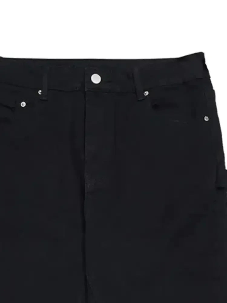Men's High Waist Jeans with Pockets