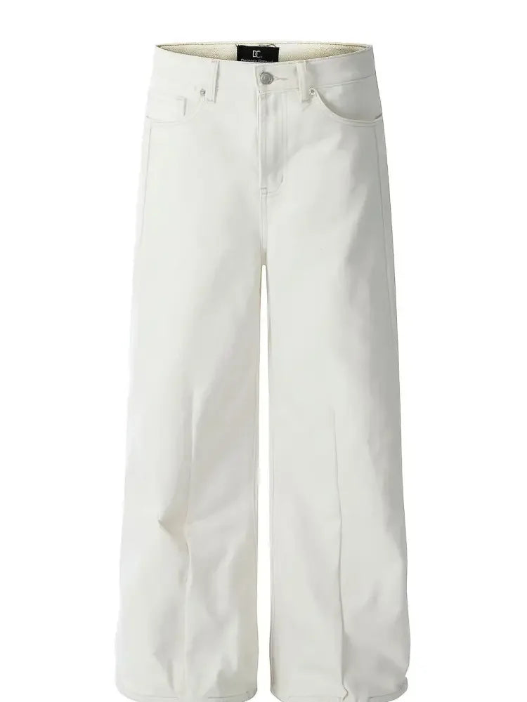 Men's High-Waist Wide Leg Jeans