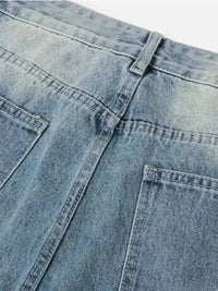 Men's High Waist Wide Leg Washed Jeans - Update AvenueTrendsi100400206562359100400206562359Men's High Waist Wide Leg Washed JeansBlue