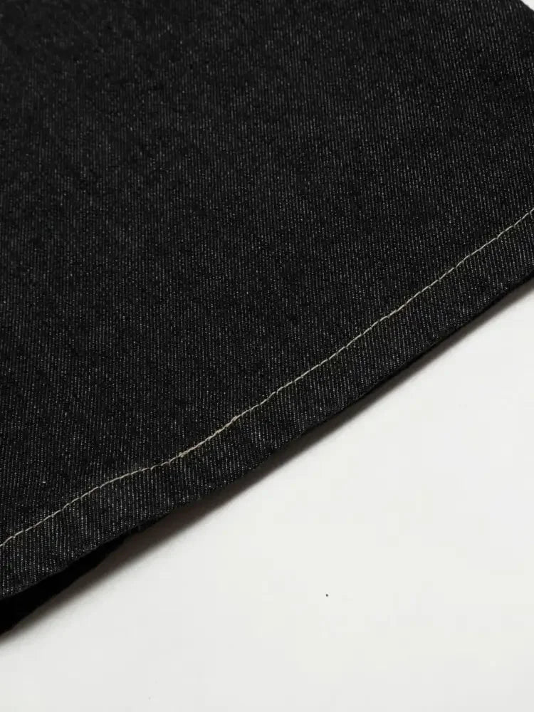 Men's High-Waisted Wide Leg Jeans