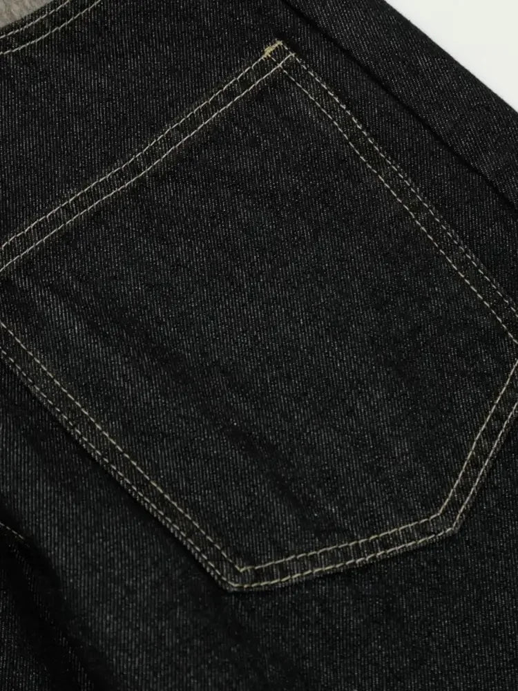 Men's High-Waisted Wide Leg Jeans