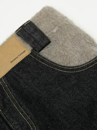 Men's High-Waisted Wide Leg Jeans