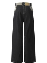 Men's High-Waisted Wide Leg Jeans