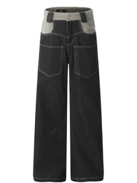 Men's High-Waisted Wide Leg Jeans