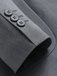 Men's Lapel Collar Long Sleeve Blazer