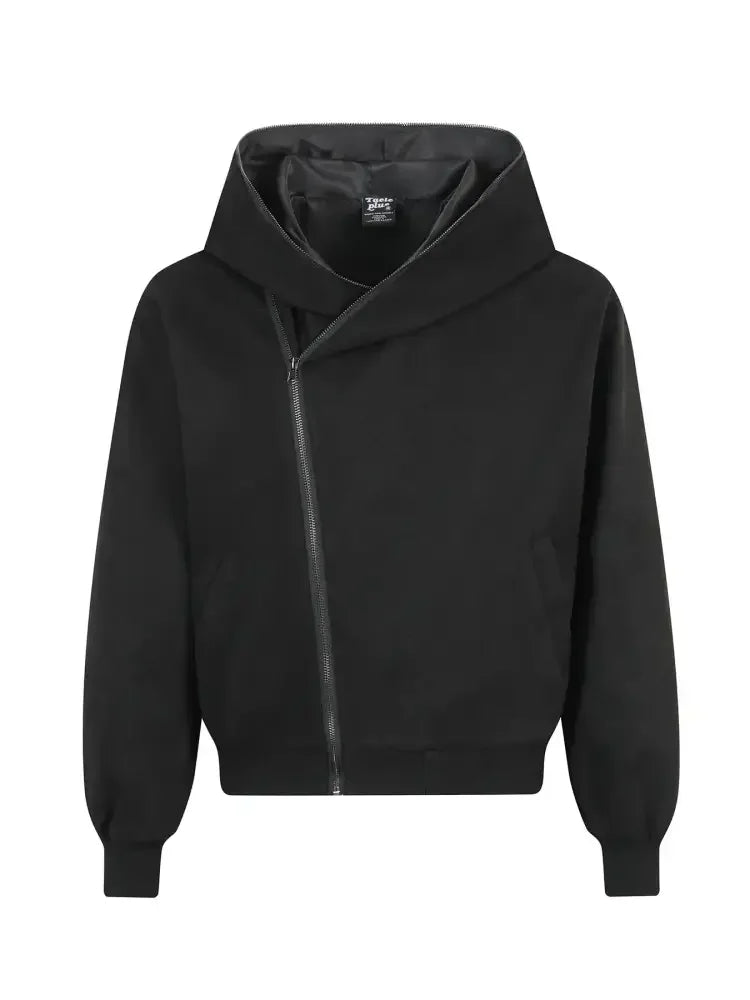 Men's Long Sleeve Hooded Zip-Up Jacket