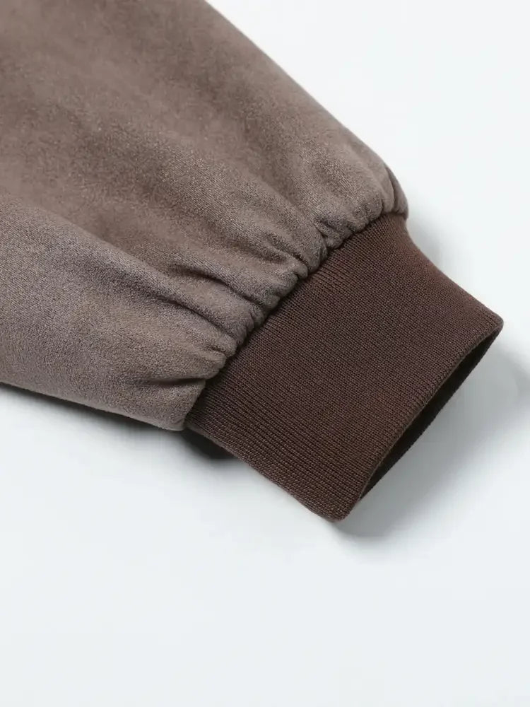 Men's Long Sleeve Hooded Zip-Up Jacket
