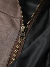 Men's Long Sleeve Hooded Zip-Up Jacket