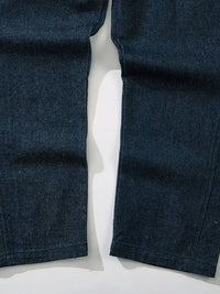 Men's Loose Fit Cargo Denim Overalls