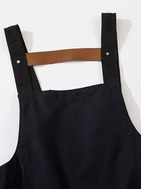Men's Loose Fit Cargo Denim Overalls