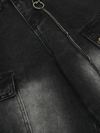 Men's Loose Fit Cargo Jeans