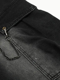 Men's Loose Fit Cargo Jeans