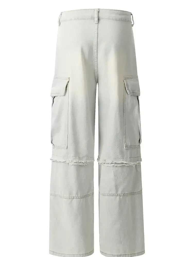 Men's Loose Fit Cargo Jeans
