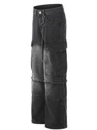 Men's Loose Fit Cargo Jeans