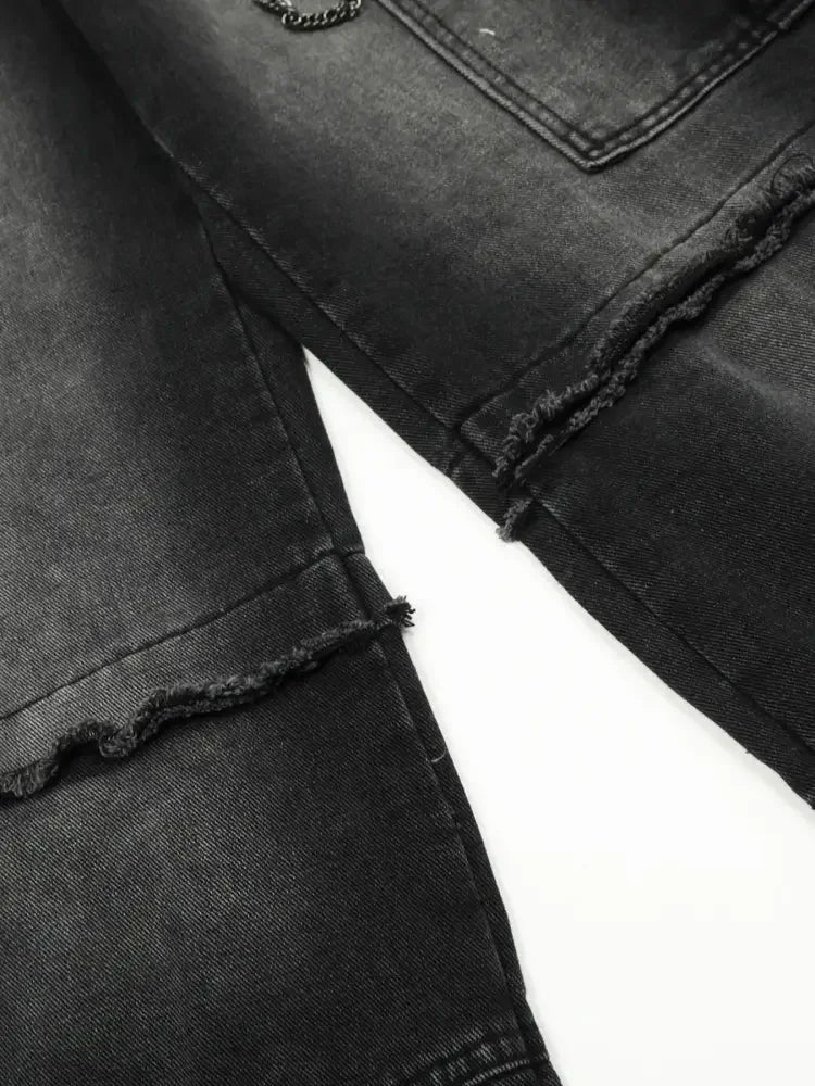 Men's Loose Fit Cargo Jeans