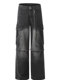 Men's Loose Fit Cargo Jeans