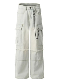 Men's Loose Fit Cargo Jeans