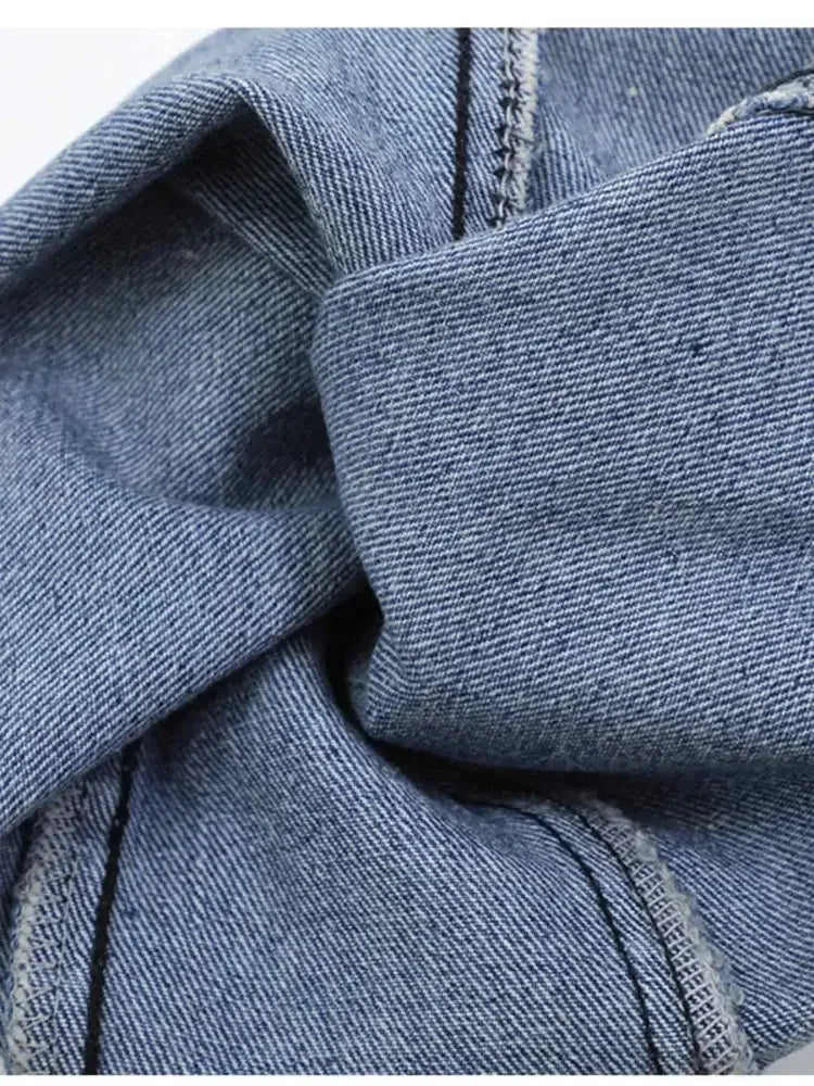 Men's Loose Fit Jeans with Pockets