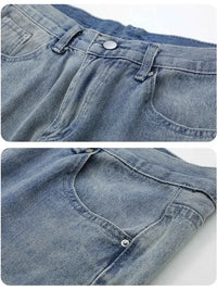 Men's Loose Fit Jeans with Pockets