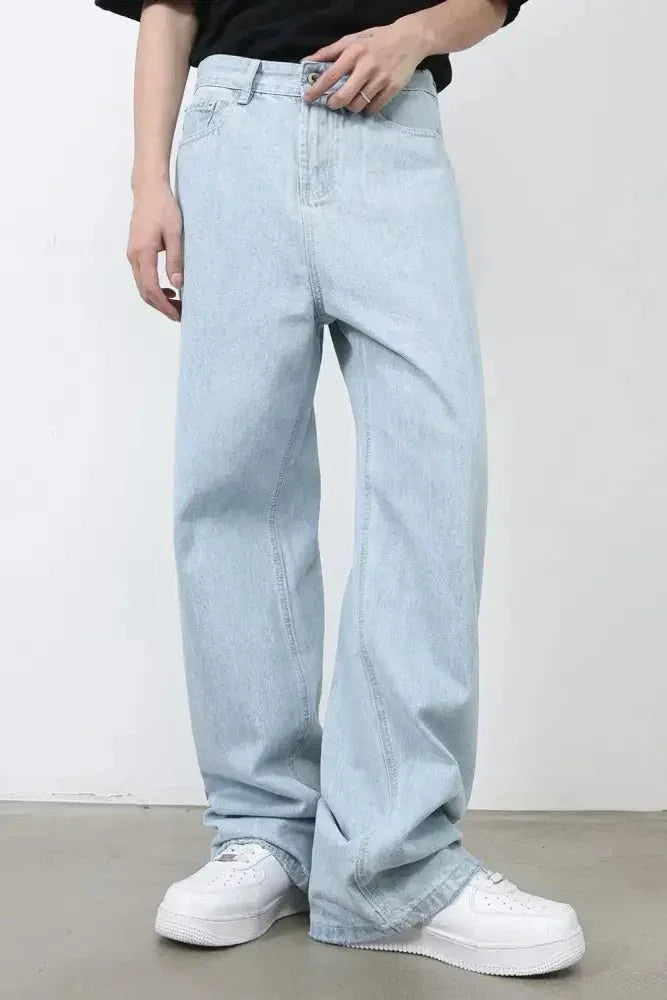 Men's Loose Fit Jeans with Pockets - Update AvenueTrendsi100400000358188100400000358188Men's Loose Fit Jeans with PocketsLight Blue