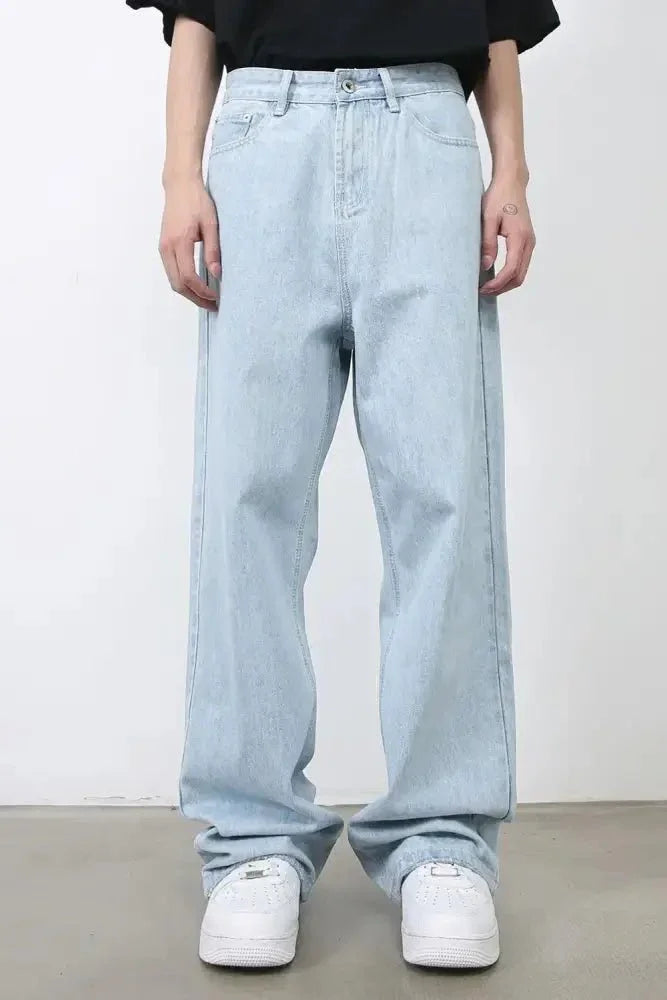 Men's Loose Fit Jeans with Pockets - Update AvenueTrendsi100400000358188100400000358188Men's Loose Fit Jeans with PocketsLight Blue