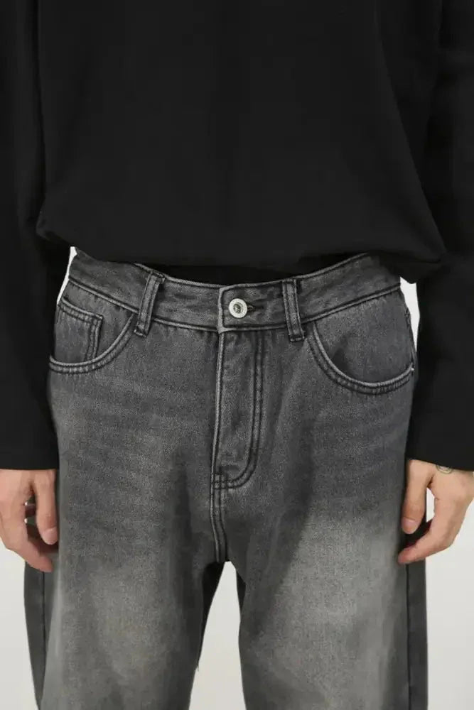 Men's Loose Fit Jeans with Pockets - Update AvenueTrendsi100400215106108100400215106108Men's Loose Fit Jeans with PocketsDark Gray
