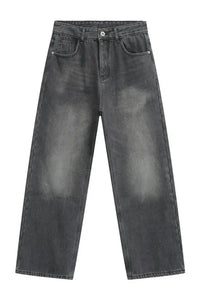 Men's Loose Fit Jeans with Pockets - Update AvenueTrendsi100400215106108100400215106108Men's Loose Fit Jeans with PocketsDark Gray