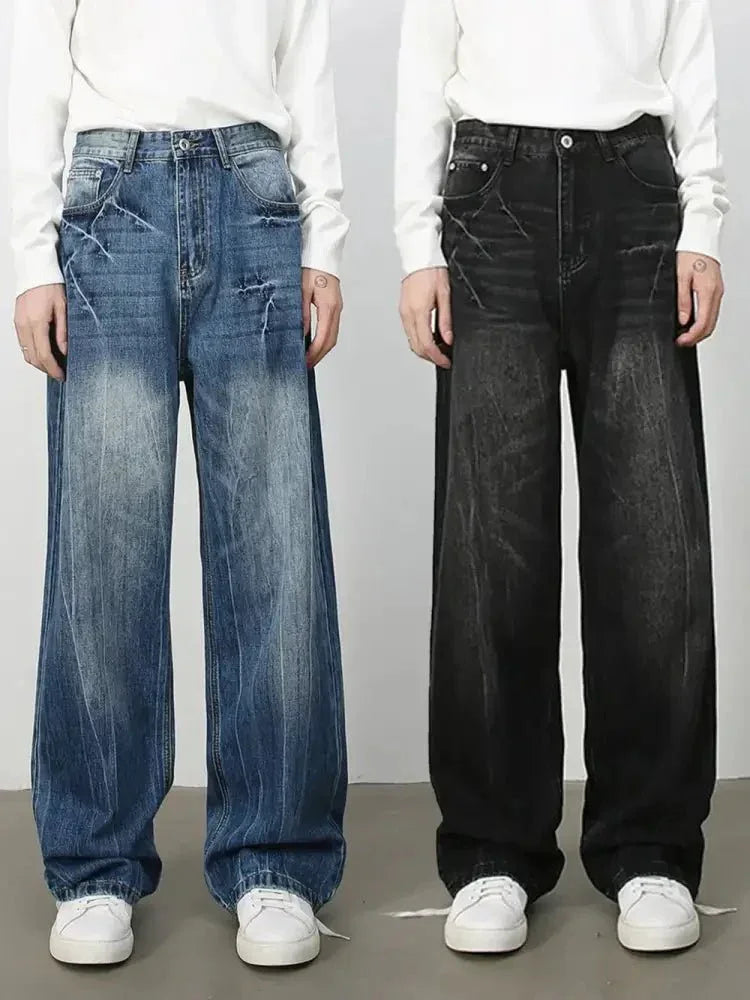 Men's Loose Fit Jeans with Pockets - Update AvenueTrendsi100400714361898100400714361898Men's Loose Fit Jeans with PocketsDark