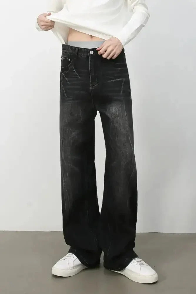Men's Loose Fit Jeans with Pockets - Update AvenueTrendsi100400714361898100400714361898Men's Loose Fit Jeans with PocketsDark