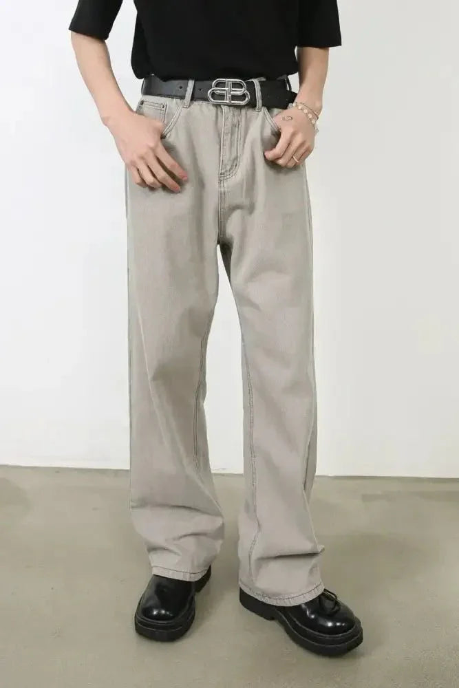 Men's Loose Fit Jeans - Update AvenueTrendsi100400316699100100400316699100Men's Loose Fit JeansGray