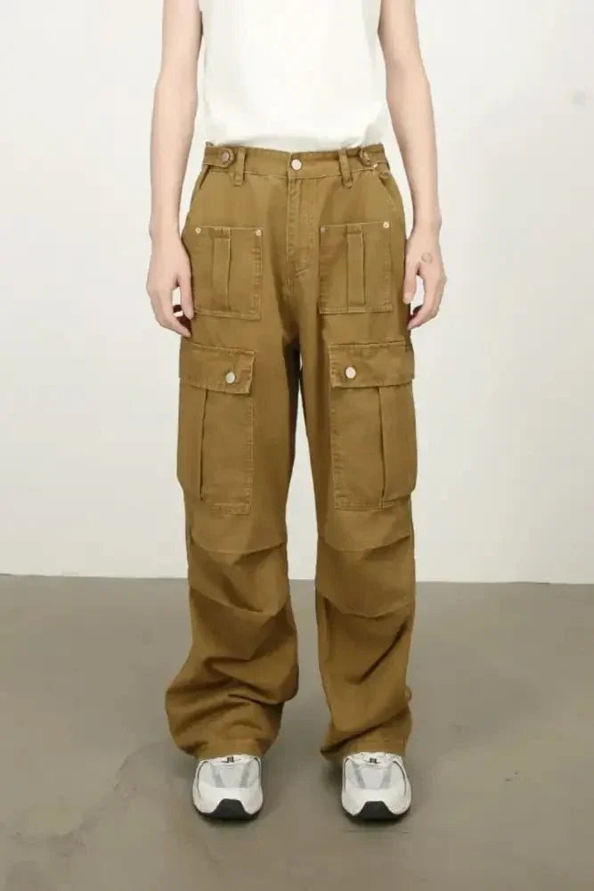 Men's Mid Rise Cargo Jeans - Update AvenueTrendsi100400195001951100400195001951Men's Mid Rise Cargo JeansKhaki