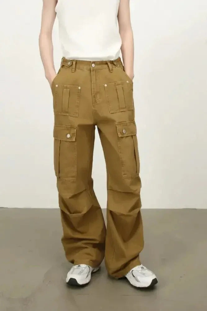 Men's Mid Rise Cargo Jeans - Update AvenueTrendsi100400195001951100400195001951Men's Mid Rise Cargo JeansKhaki