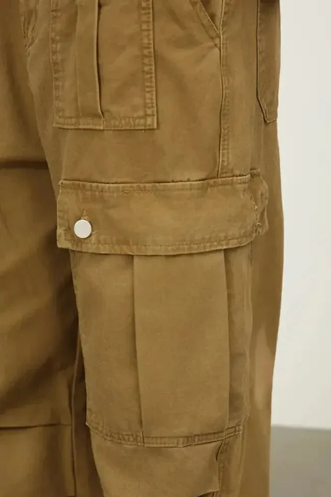 Men's Mid Rise Cargo Jeans - Update AvenueTrendsi100400195001951100400195001951Men's Mid Rise Cargo JeansKhaki